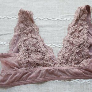 Mauve Lace Bralette